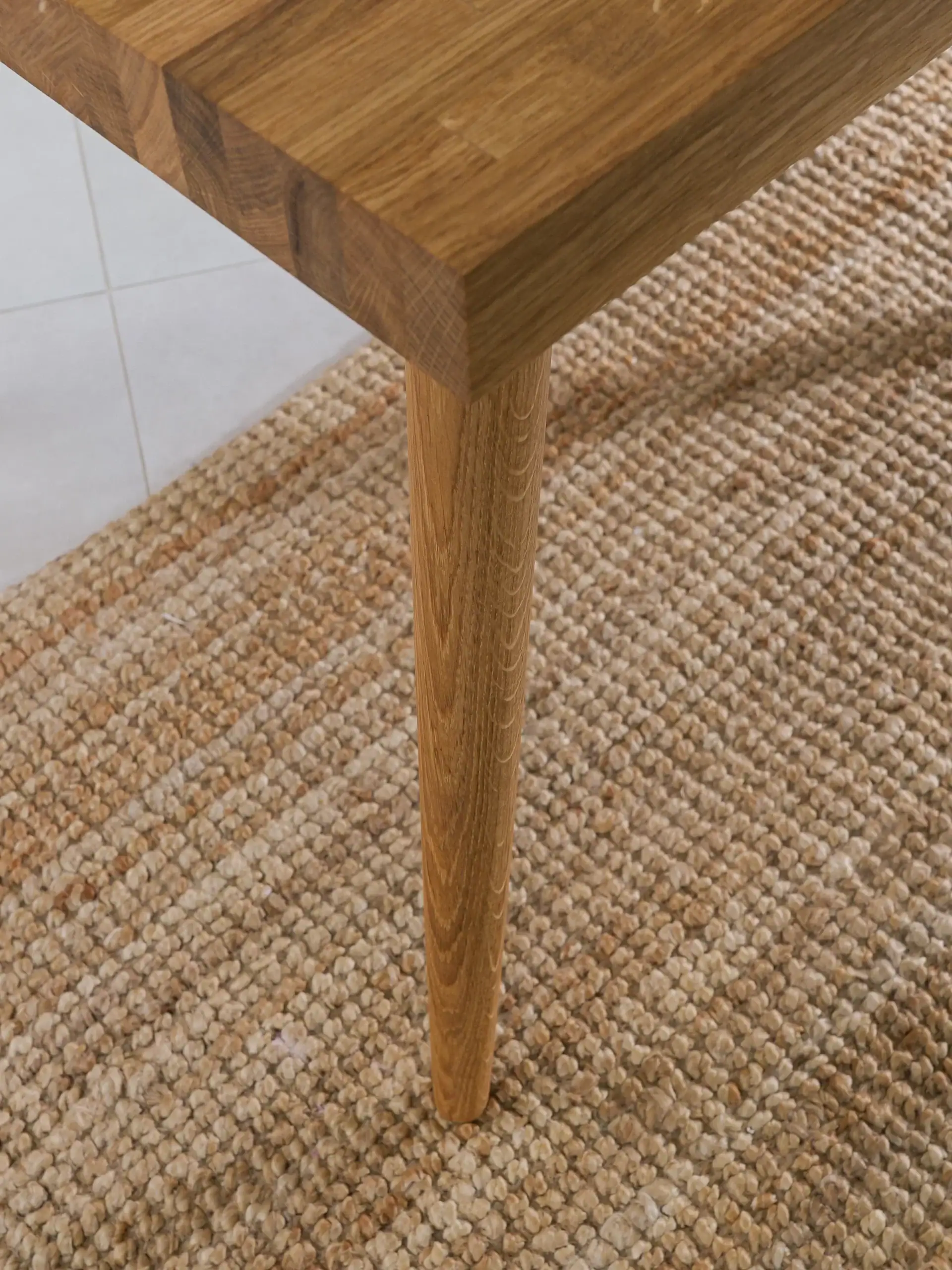 Couchtisch Eiche skandinavisch Holz Nordic Eikbord – Gesamtansicht