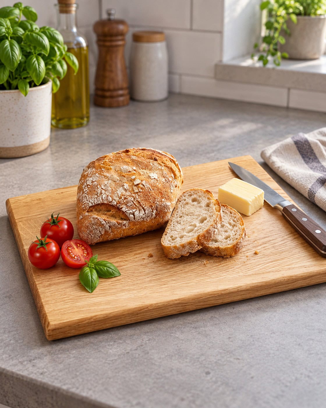 Frühstücksbrett Eiche 29,5 × 20 cm – 1 bis 6 Stück in einer passenden Wohnsituation
