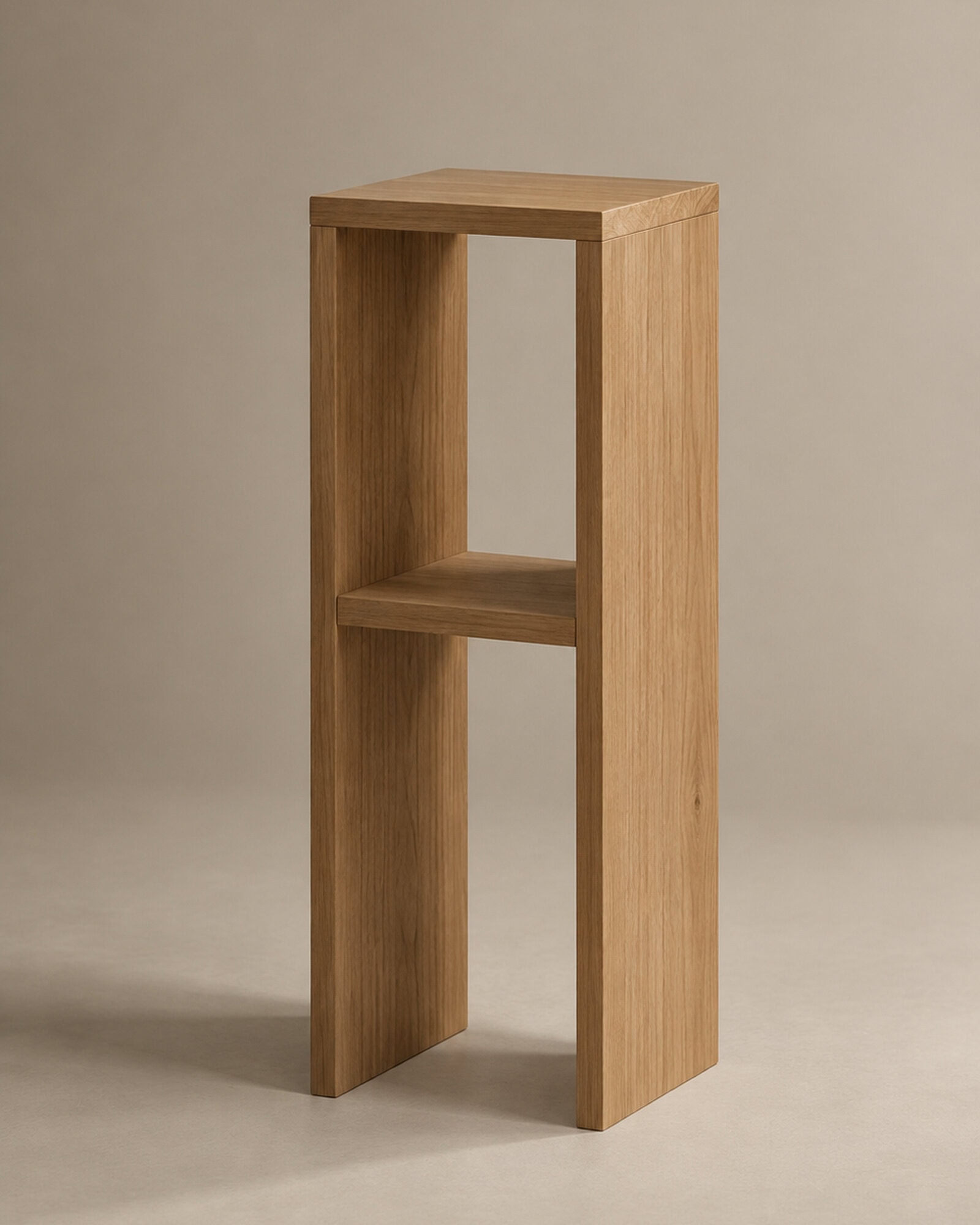 Schmaler Nachttisch Holz – Bild 4