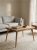 Nordic Eikbord – minimalistischer Couchtisch aus Eiche mit Holzbeinen