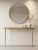 SCANDI GOLD – Eiche Massiv Konsole (Messing-Optik)